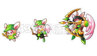 《艾迪王国》弹力兔家族全解析 从弹力兔到箭神金兔的进化之路